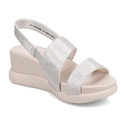 ミッシーデミッシー missy des missy ウェッジヒールサンダル　MMD8000 SILVER M　(23.0～23.5)