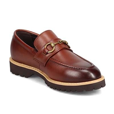 【ウィメンズサイズ】マドラス madras 特許 リカバリーメタインソール搭載シューズ  ビット金具付きスリッポンカジュアルシューズ　MS654MT D-BROWN 23.0