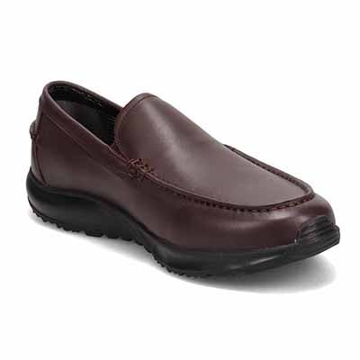 【GORE-TEX】マドラスウォーク madras Walk 「Recovery Shiatsu Insole」搭載で指圧効果により血行をよくする。　全天候快適な ゴアテックススリッポン・カジュアルシューズ　MW7605R D-BROWN 25.0