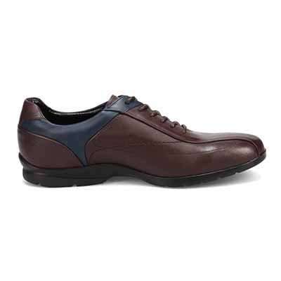 【GORE-TEX】マドラスウォーク madras Walk 「Recovery Shiatsu Insole」搭載で指圧効果により血行をよくする。　全天候快適　カジュアルシューズ　MW7700R D-BROWN/NAVY 25.0
