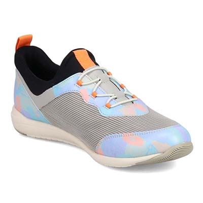 【GORE-TEX】 通勤快適 マドラスウォーク madras Walk  トラベルウォーキングにもお勧め！ 疲れない快適軽量マルチプリントスニーカー MWL1004B WHITE-PR 23.0