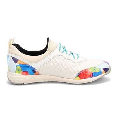 【GORE-TEX】 通勤快適 マドラスウォーク madras Walk  トラベルウォーキングにもお勧め！ 疲れない快適軽量マルチプリントスニーカー MWL1004B WHITE-PR 23.0