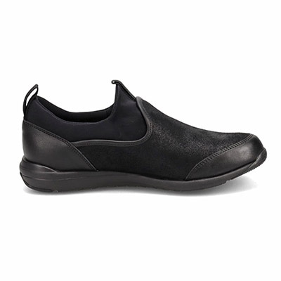 【GORE-TEX】マドラスウォーク madras Walk 「Recovery Shiatsu Insole」搭載で指圧効果により血行をよくする。スニーカー感覚で普段履きにもピッタリ！ さまざまなスタイルにも合うスリッポンスニーカー  MWL1006R BLACK 23.0