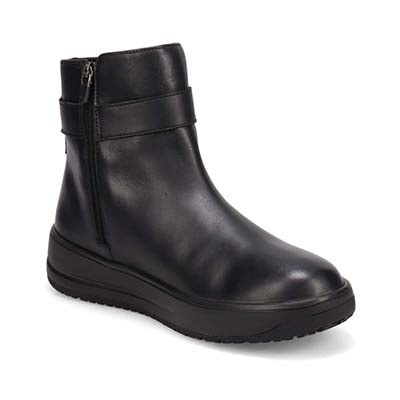 【GORE-TEX】防滑マドラスウォーク madras Walk 「Recovery Shiatsu Insole」搭載で指圧効果により血行をよくする。 ゴアテックスカジュアルショートブーツ　MWL1037R BLACK 23.0
