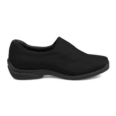 【GORE-TEX×防滑】madras Walk「Recovery Shiatsu Insole」搭載　指圧効果により血行をよくする。スクエアトゥスリッポンシューズ MWL4071R BLACK 23.0