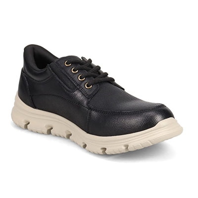 プロ コンフォート PRO-COMFORT クイックフィットレースアップカジュアルシューズ   PC6012 BLACK 25.0