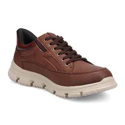 プロ コンフォート PRO-COMFORT メンズ レースアップカジュアルシューズ　PC6014 BROWN 25