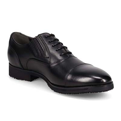 HIROKO KOSHINO HOMME  メンズ エレガント 内羽根ストレートチップドレスシューズ　SPHR5005 BLACK 25.0