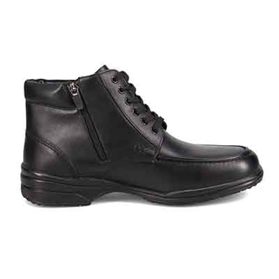 【GORE-TEX】 マドラスウォーク madras Walk 防水 防滑 4E ゴアテックスフットウェア 幅広カジュアルブーツ SPMW5478 BLACK 25.0