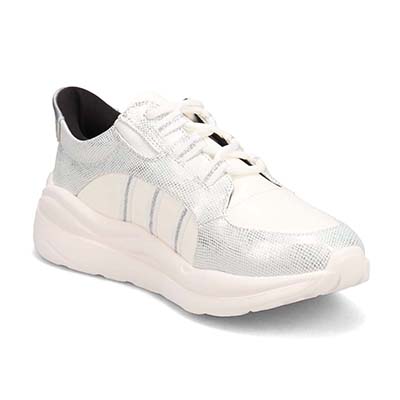 ソフトステップ  レースアップスニーカー  SSP3505 WHITE 23.0