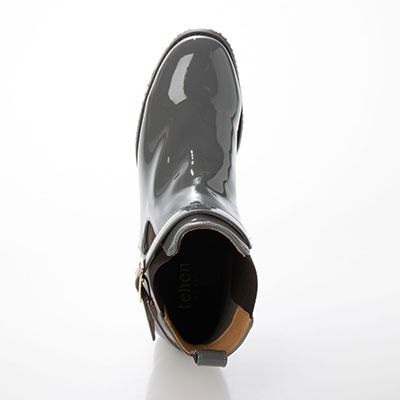 【撥水仕様】テーン tehen 雨の日も安心♪撥水サイドゴアブーツ　TN5002 GRAY M　(23.0～23.5)
