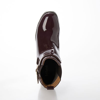 【撥水仕様】テーン tehen 雨の日も安心♪撥水サイドゴアブーツ　TN5002 WINE M　(23.0～23.5)