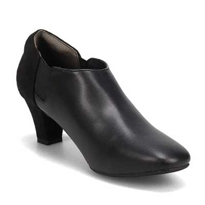 テーン tehen すっきりキレイ目サイドゴアブーティ　TN5508 BLACK 23.0