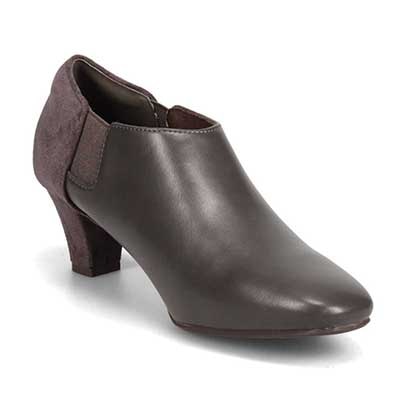 テーン tehen すっきりキレイ目サイドゴアブーティ　TN5508 GRAY 23.0