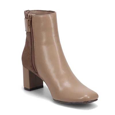 【撥水仕様】テーン tehen サイドの金具がポイント　キレイ目ショーツブーツ　TN6701 OAK-SILKY 23.0