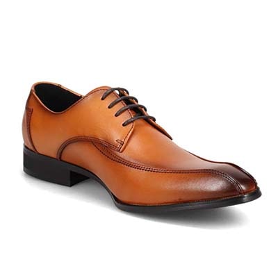 ヴィア カミーノ via cammino 外羽根スワールモカドレスシューズ　VC2504 L-BROWN 25.0