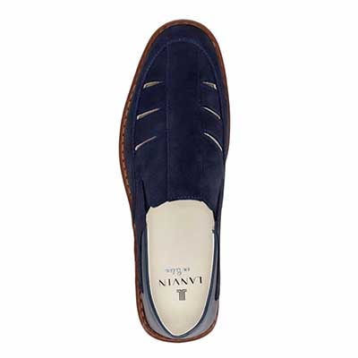 ランバンオンブルー LANVIN en Bleu スリッポンカジュアルシューズ  086534 NAVY 25.0