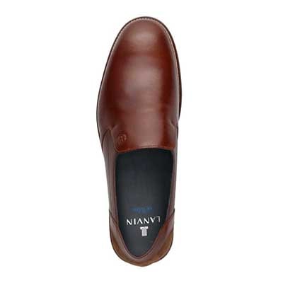 ランバンオンブルー LANVIN en Bleu スリッポンカジュアルシューズ  086542 BROWN 25.0