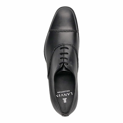 LANVIN COLLECTION アンティーク仕上げを施したカーフレザーに
