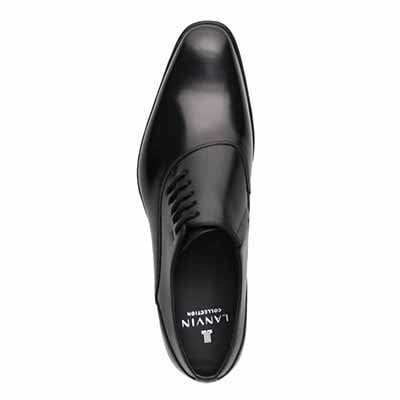 LANVIN COLLECTION　サイドレースドレスシューズ　83524 BLACK 25.0