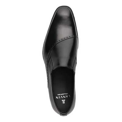 LANVIN COLLECTION　スリッポンドレスシューズ　83525 BLACK 25.0