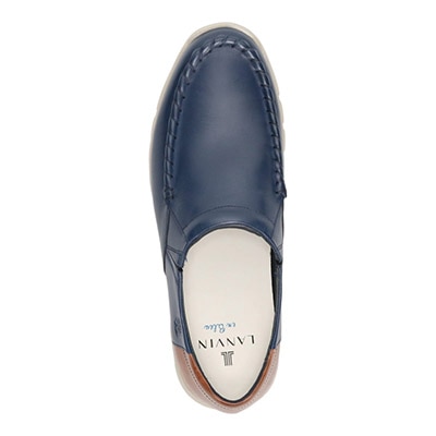 LANVIN en Bleu　スリッポンカジュアルシューズ  86495 NAVY 25