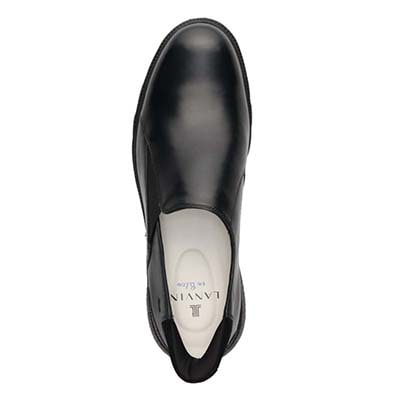 ランバンオンブルー LANVIN en Bleu  スリッポンカジュアルシューズ　86580 BLACK 25.0