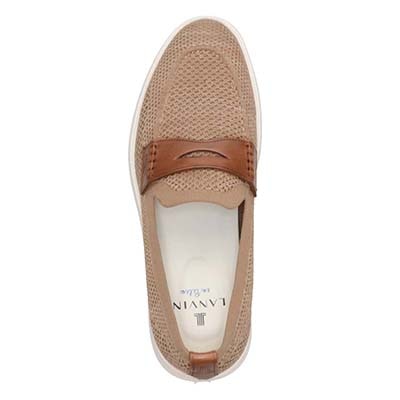 ランバンオンブルー LANVIN en Bleu  スリッポンカジュアルシューズ　86582 BEIGE 25.0