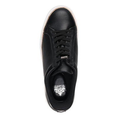 ビークラシック BEE CLASSIC　クイックフィット レザースニーカー　CB6050 BLACK/WHITE 25.0