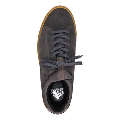 ビークラシック BEE CLASSIC　4cm4時間防水仕様 レザースニーカー　CB6055H GRAY-VELOURS 25.0