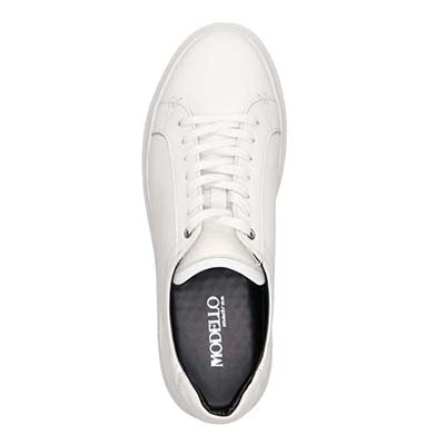 モデロ MODELLO レースアップカジュアルレザースニーカー　DM2751 WHITE 25.0