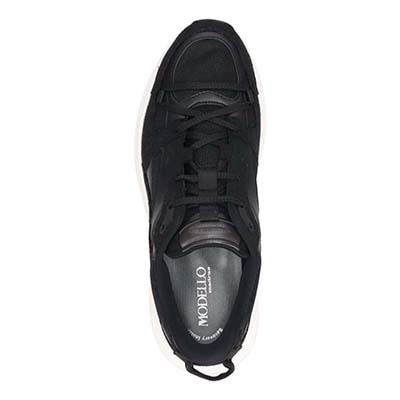 モデロ MODELLO 「リカバリーインソール」搭載で指圧効果により血行を115％促進。Recoveryナイロンメッシュスニーカー　DM2754R BLACK/C 25.0