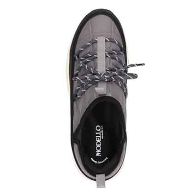 モデロMODELLO「RecoveryShiatsu Insole」搭載で指圧効果により血行をよくする。防水 カジュアルナイロンスニーカー　DM2755R GRAY 25.0