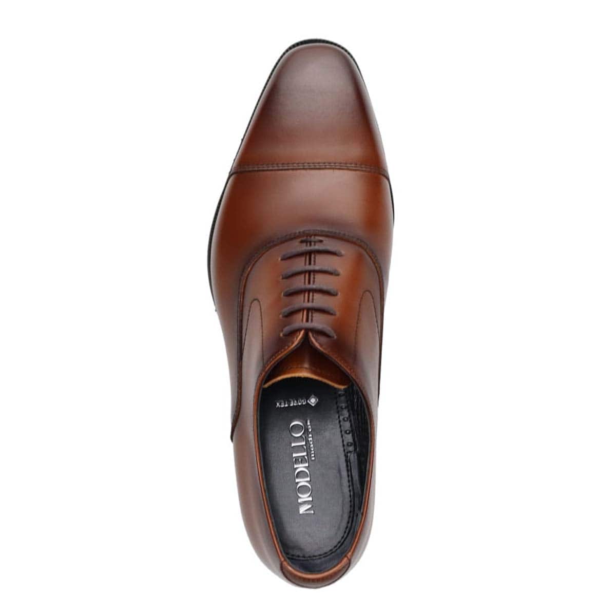 【GORE-TEX】モデロ MODELLO ゴアテックス搭載  内羽根ストレートチップ・ビジネスシューズ　DM2801G D-BROWN 25.0