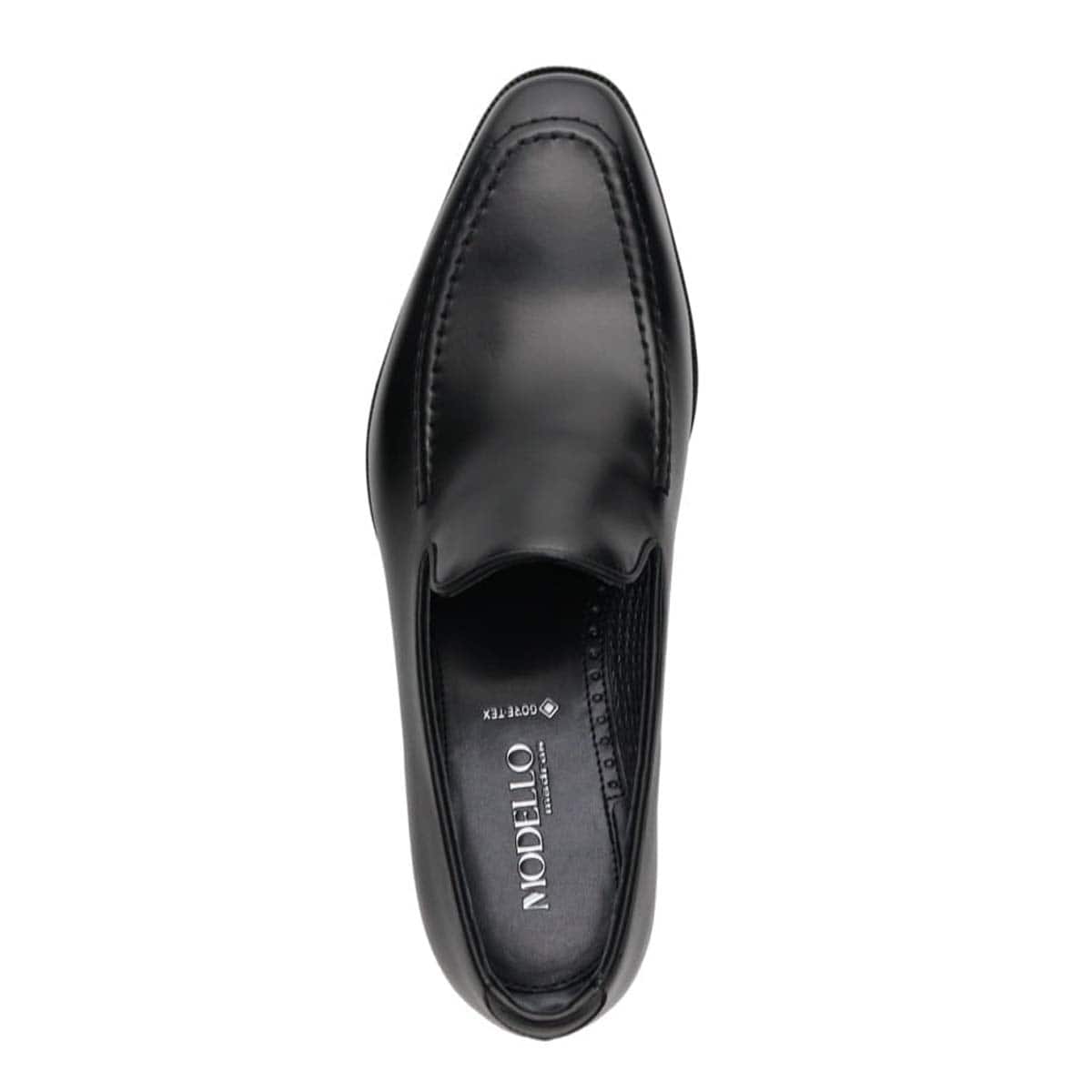【大きいサイズ】【GORE-TEX】モデロ MODELLO ゴアテックス スリッポンドレスシューズ　DMK2805G BLACK 28.0