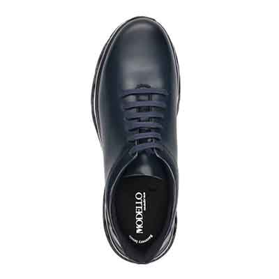 モデロ MODELLO 「Recovery Shiatsu Insole」搭載で指圧効果により血行をよくする。 レザースニーカー　DM3342R NAVY 25.0
