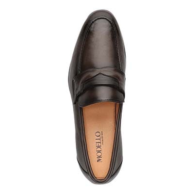 カバロス加工シリーズ　モデロ MODELLO スリッポンシューズ　DM3344 D-BROWN 25.0