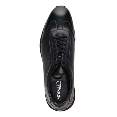 モデロ MODELLO レースアップドレスカジュアルレザースニーカー　DM3405 BLACK 25.0
