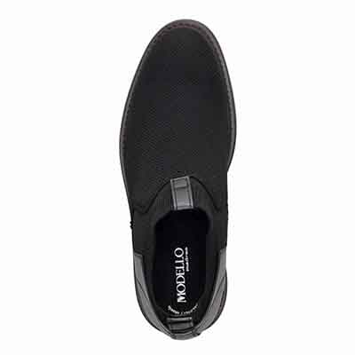 モデロ MODELLO 「Recovery Shiatsu Insole」搭載で指圧効果により血行をよくする。ニットブーティー　DM3416R BLACK 25.0