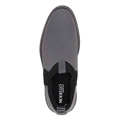 モデロ MODELLO 「Recovery Shiatsu Insole」搭載で指圧効果により血行をよくする。ニットブーティー　DM3416R D-GRAY 25.0