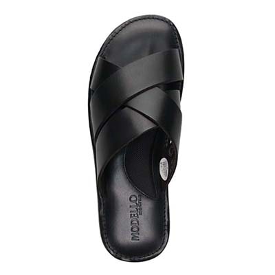 モデロ MODELLO レザーサンダル　DM5316 WHITE/NAVY M(25.0～25.5cm)