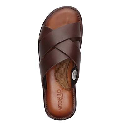 モデロ MODELLO レザーサンダル　DM5316 WHITE/NAVY M(25.0～25.5cm)