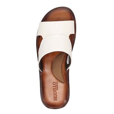 モデロ MODELLO レザーサンダル　DM5317 WHITE M(25.0～25.5cm)