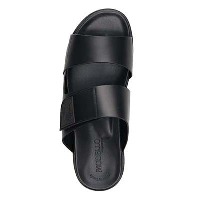 モデロ MODELLO 「リカバリーインソール」搭載で指圧効果により血行を115％促進。Recovery厚底サンダル　DM5320R BLACK M