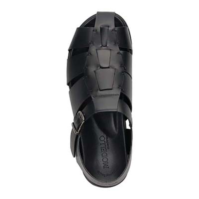 モデロ MODELLO 「リカバリーインソール」搭載で指圧効果により血行を115％促進。Recovery厚底サンダル　DM5321R BLACK M