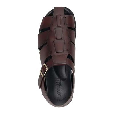 モデロ MODELLO 「リカバリーインソール」搭載で指圧効果により血行を115％促進。Recovery厚底サンダル　DM5321R D-BROWN M