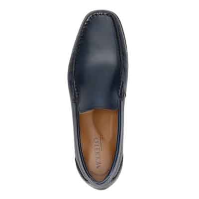 モデロ MODELLO 「Recovery Shiatsu Insole」搭載で指圧効果により血行を115％促進。 COVERROSS Bee  ユーチップ スリッポンドレスシューズ　DM5515R NAVY 25.0