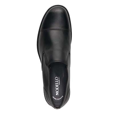 モデロ MODELLO 「リカバリーインソール」搭載で指圧効果により血行を115％促進。ストレートチップ スリッポンドレスシューズ　DM5517XR BLACK 25