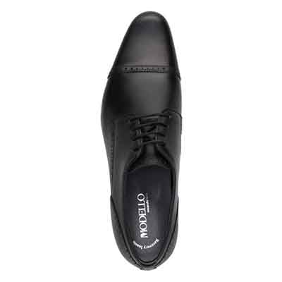 モデロ MODELLO 「リカバリーインソール」搭載で指圧効果により血行を115％促進。外羽根ストレートチップ ドレスシューズ　DM5526XR BLACK 25.0