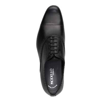 モデロ MODELLO 「リカバリーインソール」搭載で指圧効果により血行を115％促進。内羽根ストレートチップ ドレスシューズ　DM5527XR BLACK 25.0